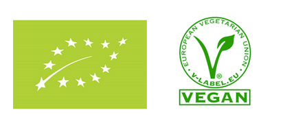 EU Vegan Organic logos